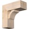 Ekena Millwork Legacy Block Smooth Bracket w/ Offset Brace, Douglas Fir, 7 1/2"W x 18"D x 18"H BKT0806X18X18LEC05SDF - alternate 1